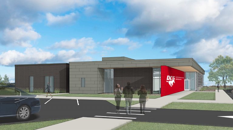 Render of entrance exterior